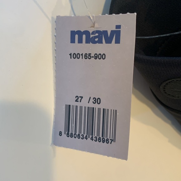 NEW Mavi Jeans Dark Gray Straight Skinny Pants Women’s Size 27 Small 30” Inseam - Picture 3 of 8